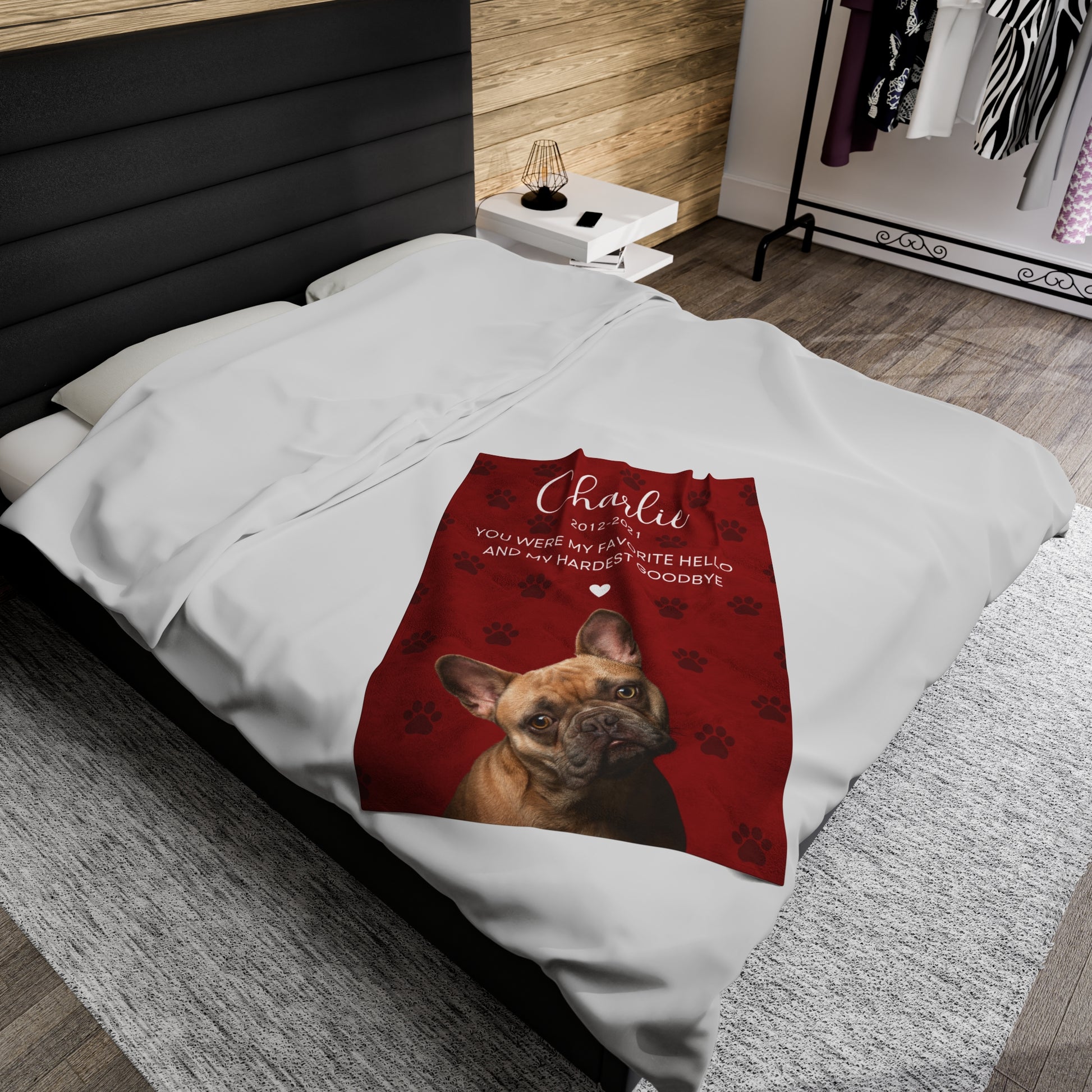 Personalized Pet Memorial Blanket
