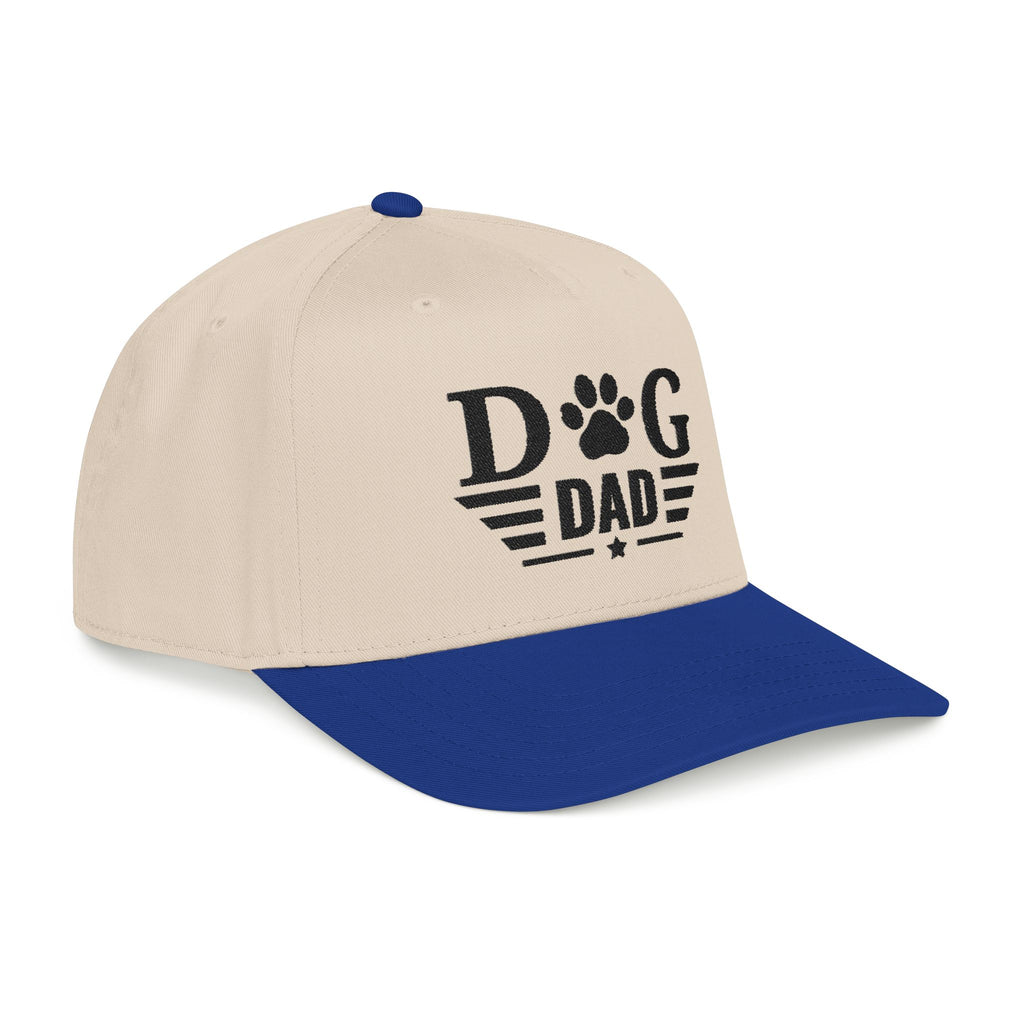 Dog Dad Baseball Cap — Paw Print Vintage Logo Hat for Pet Lovers