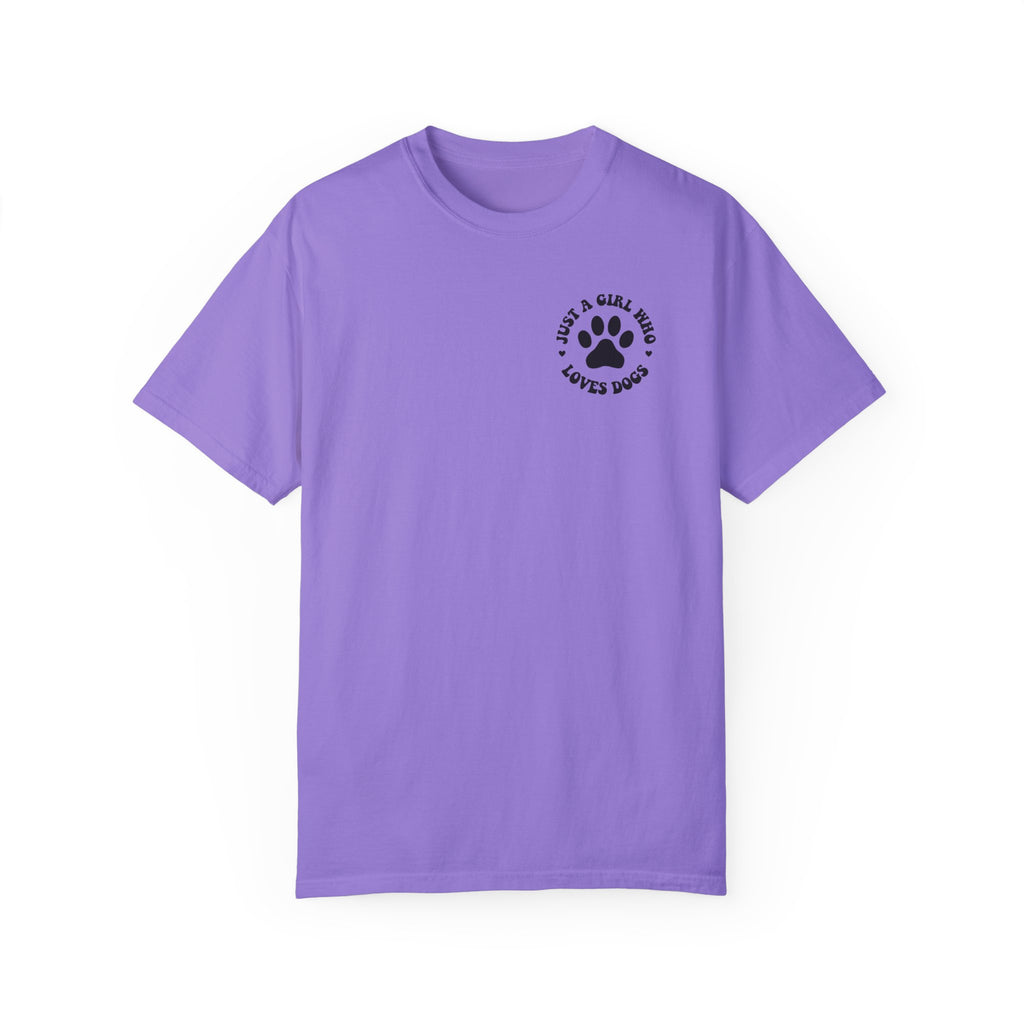 Dog lovers comfort colors tee