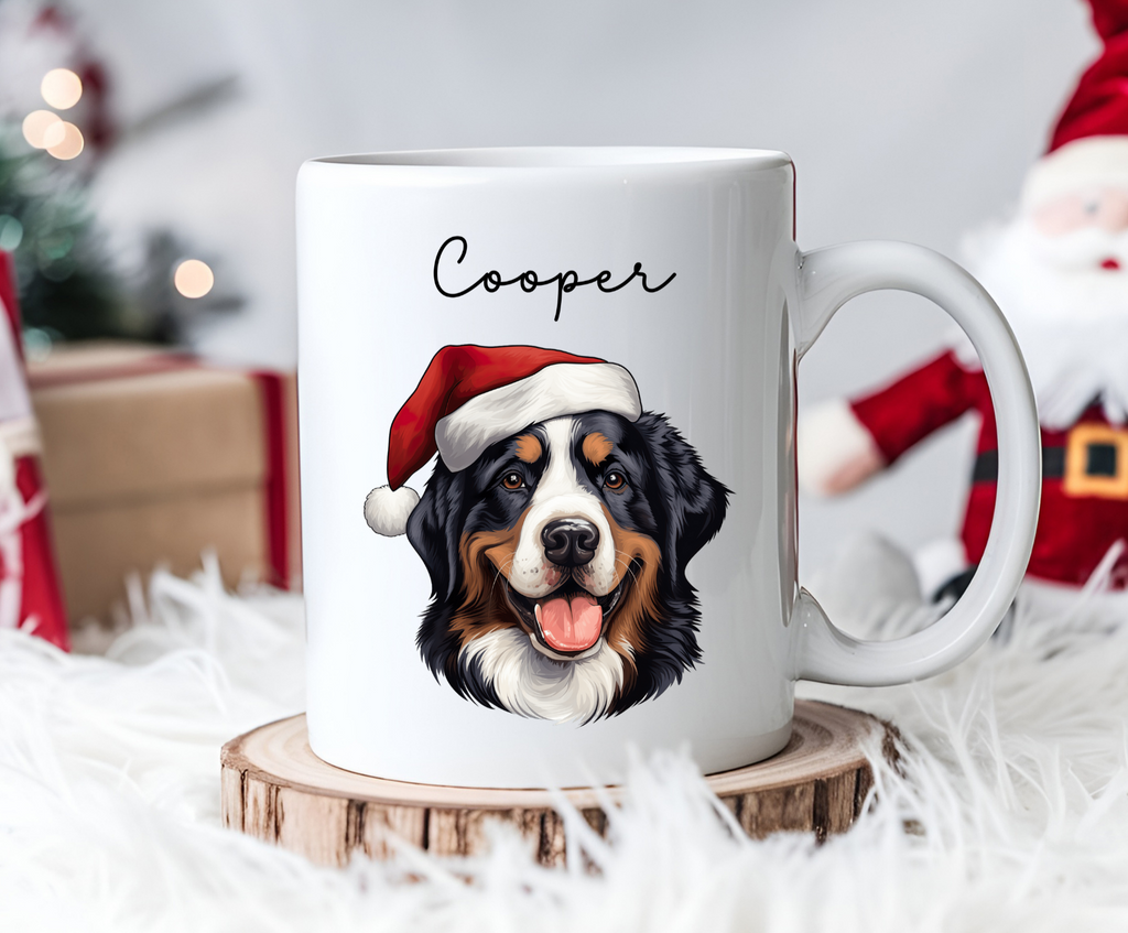 Custom Christmas Dog Breed Mug