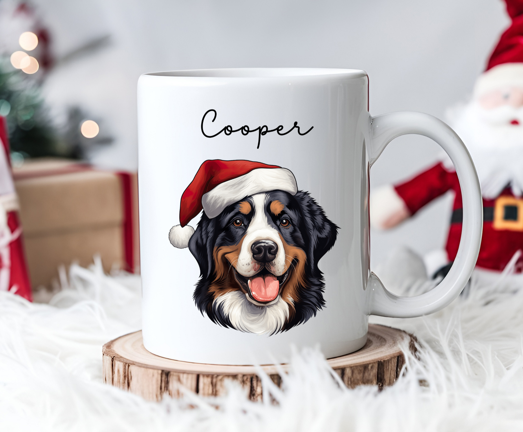 Custom Christmas Dog Breed Mug