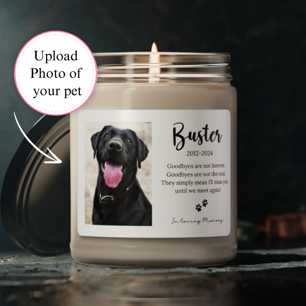Custom Pet Memorial Candle