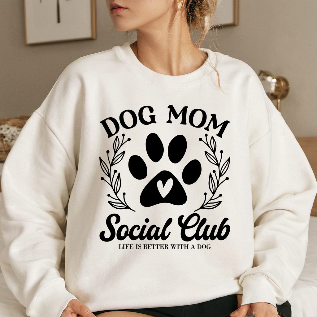 Dog Mom Social Club sweatshirt