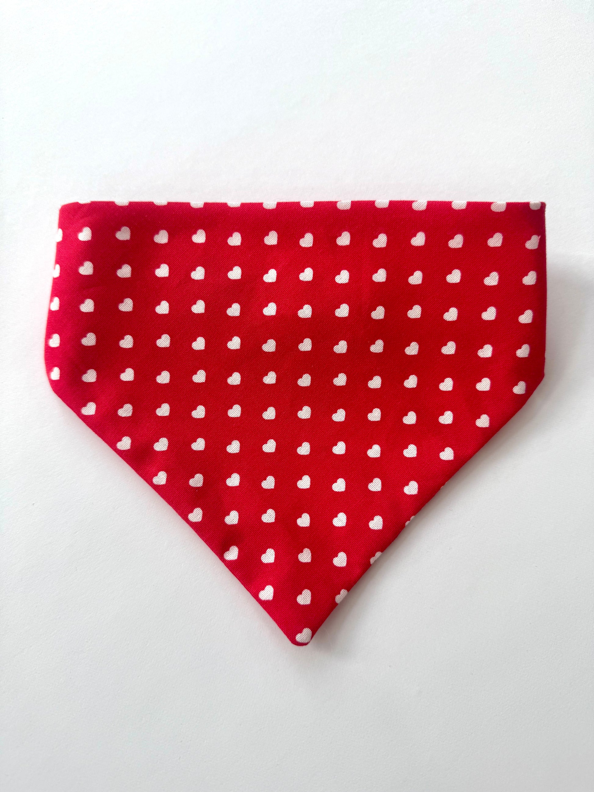 Valentine hearts Custom Scrunchie Dog Bandana