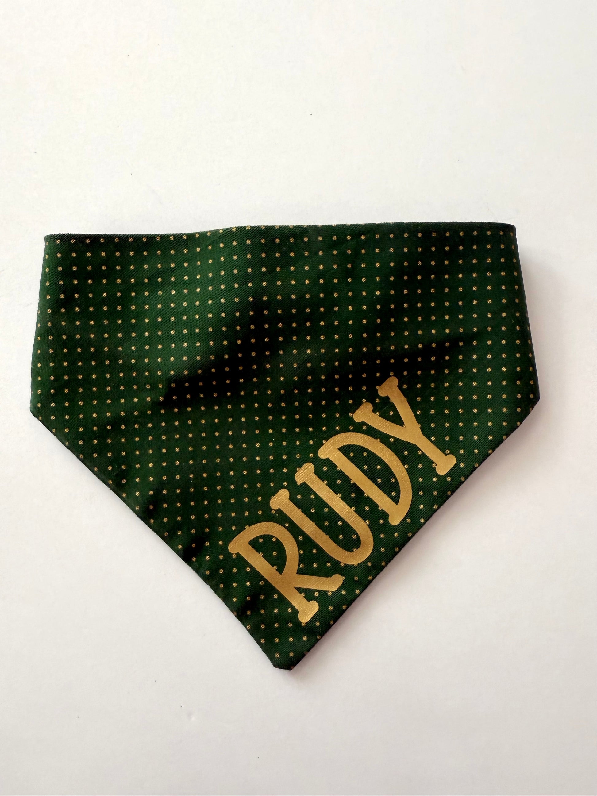 St. Patricks Polka dot Scrunchie Dog Bandana