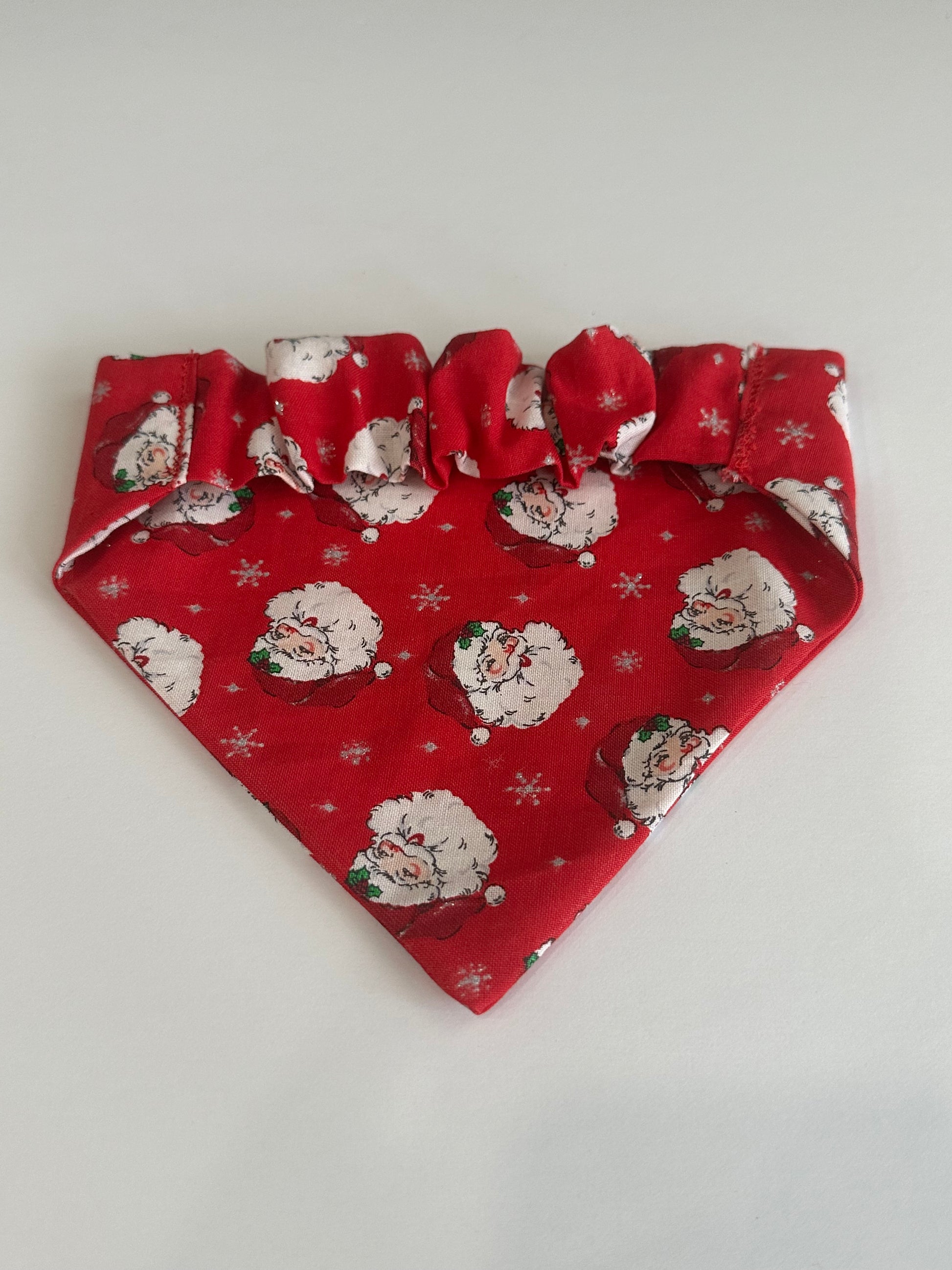 Santa Scrunchie Dog Bandana