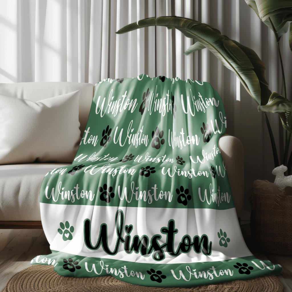 Personalized Dog blanket