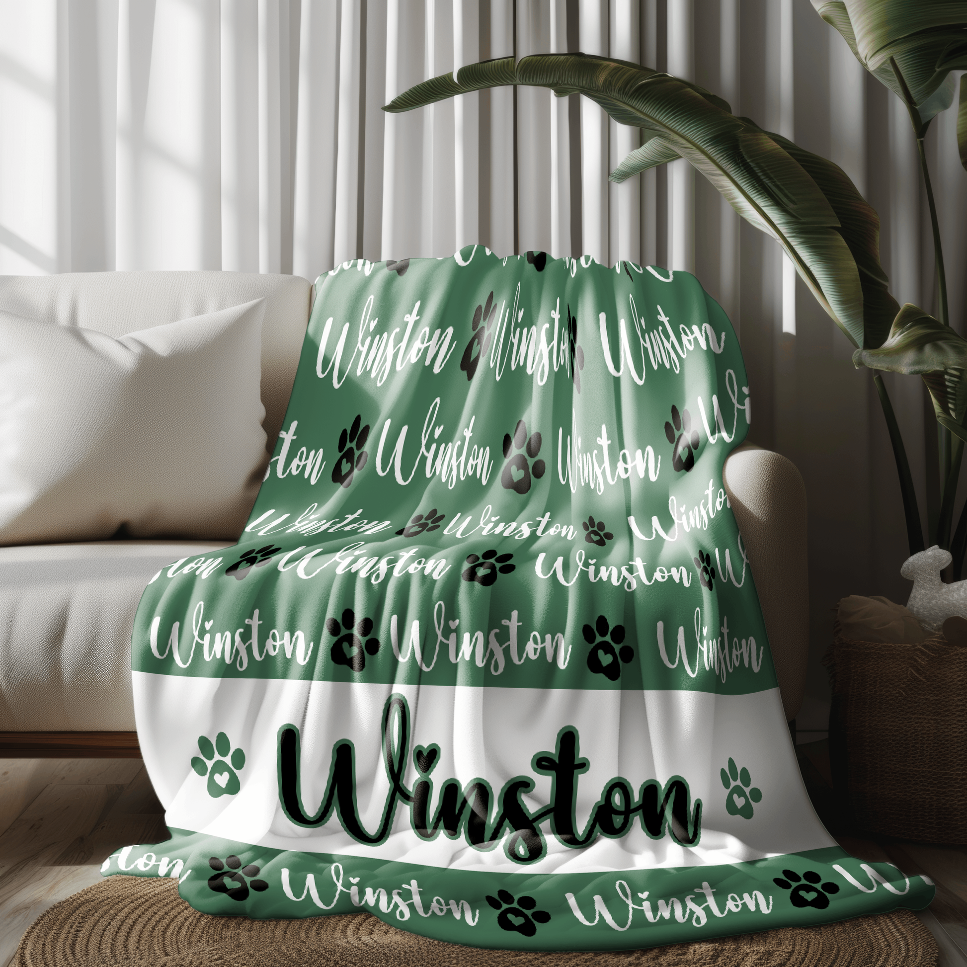 Personalized Dog blanket