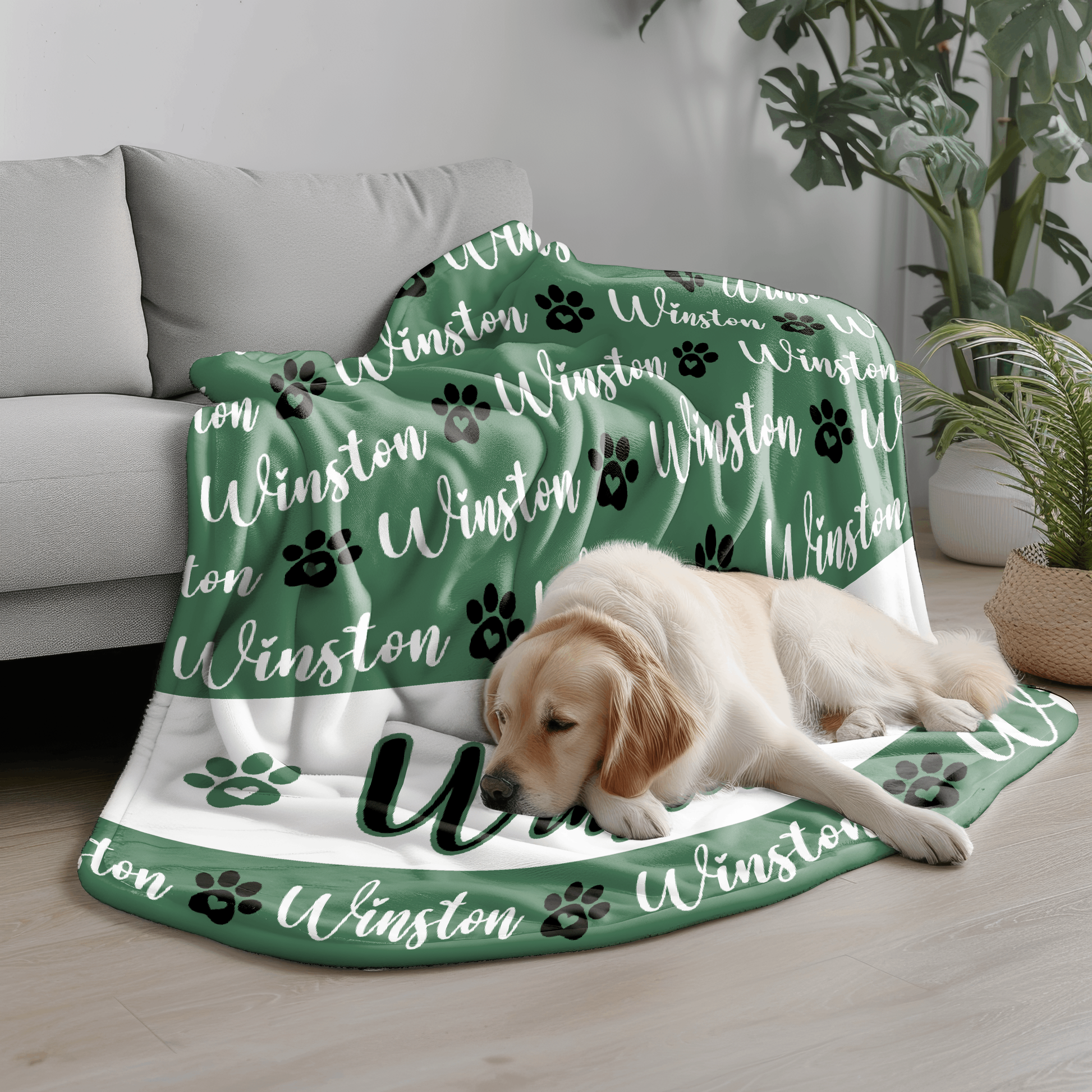 Personalized Dog blanket