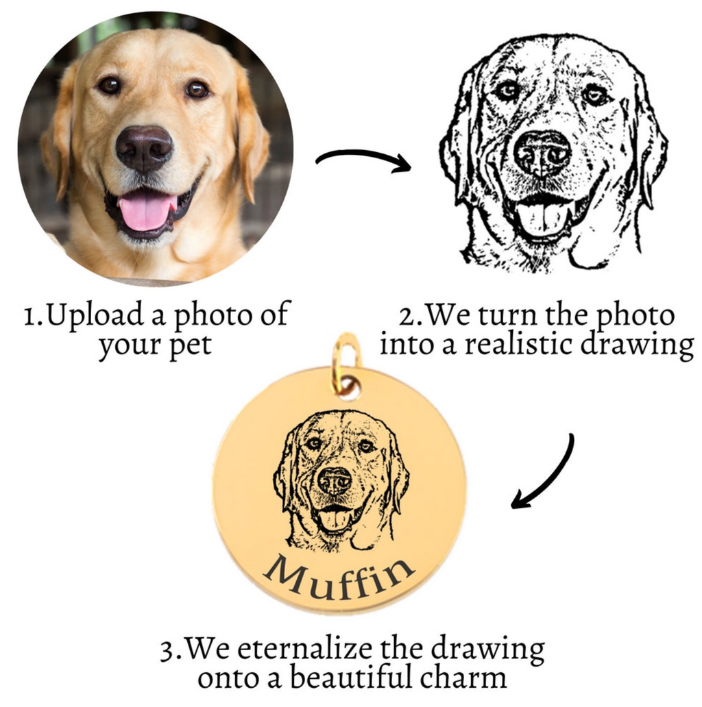 Pet Portrait Necklace