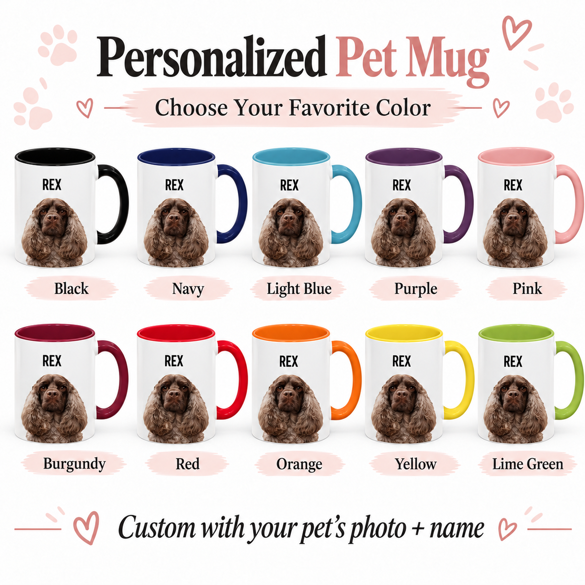 Personalized Dog Photo Coffee Mug