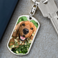 Custom Dog Photo Keychain