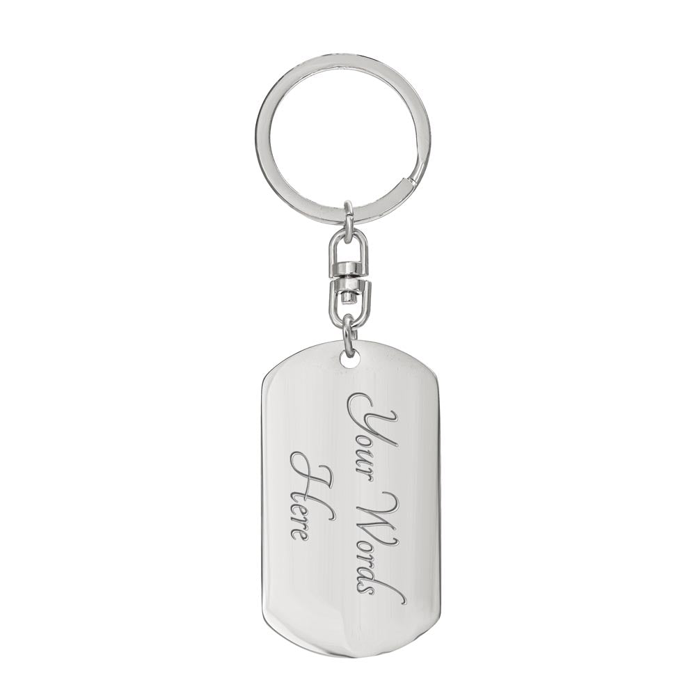 Custom Dog Photo Keychain