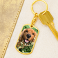Custom Dog Photo Keychain
