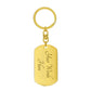 Custom Dog Photo Keychain