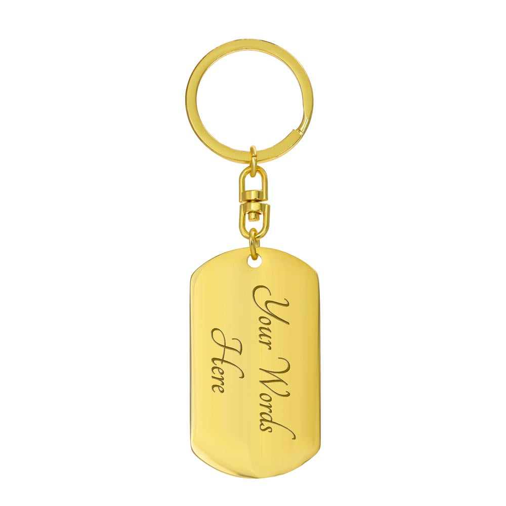 Custom Dog Photo Keychain
