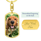 Custom Dog Photo Keychain