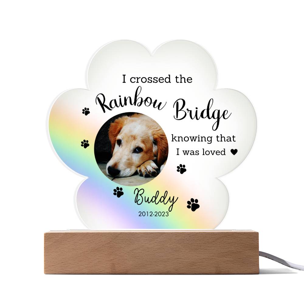 Personalized Dog Memorial Acrylic Plaque