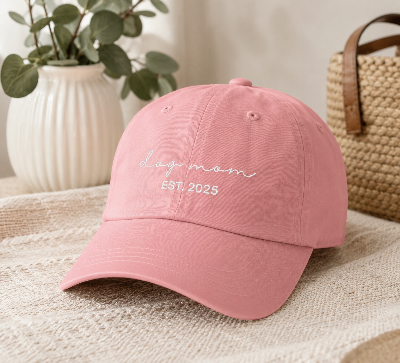 Dog Mom EST. 2025 Classic Dad Cap