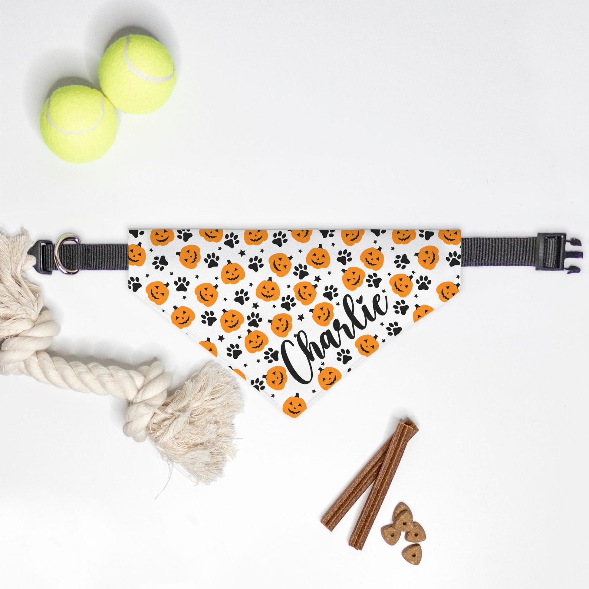 Personalized halloween Pet Bandana (Sm & Med)