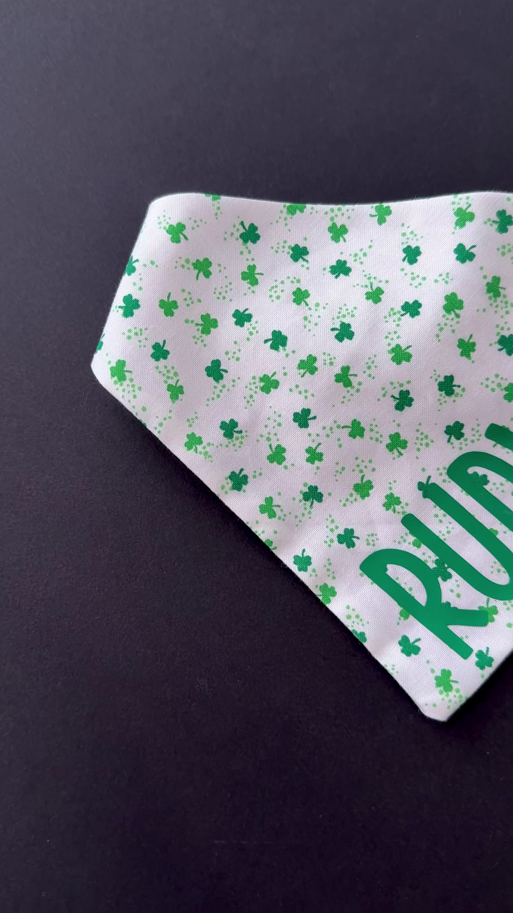 St. Patricks Scrunchie Dog Bandana