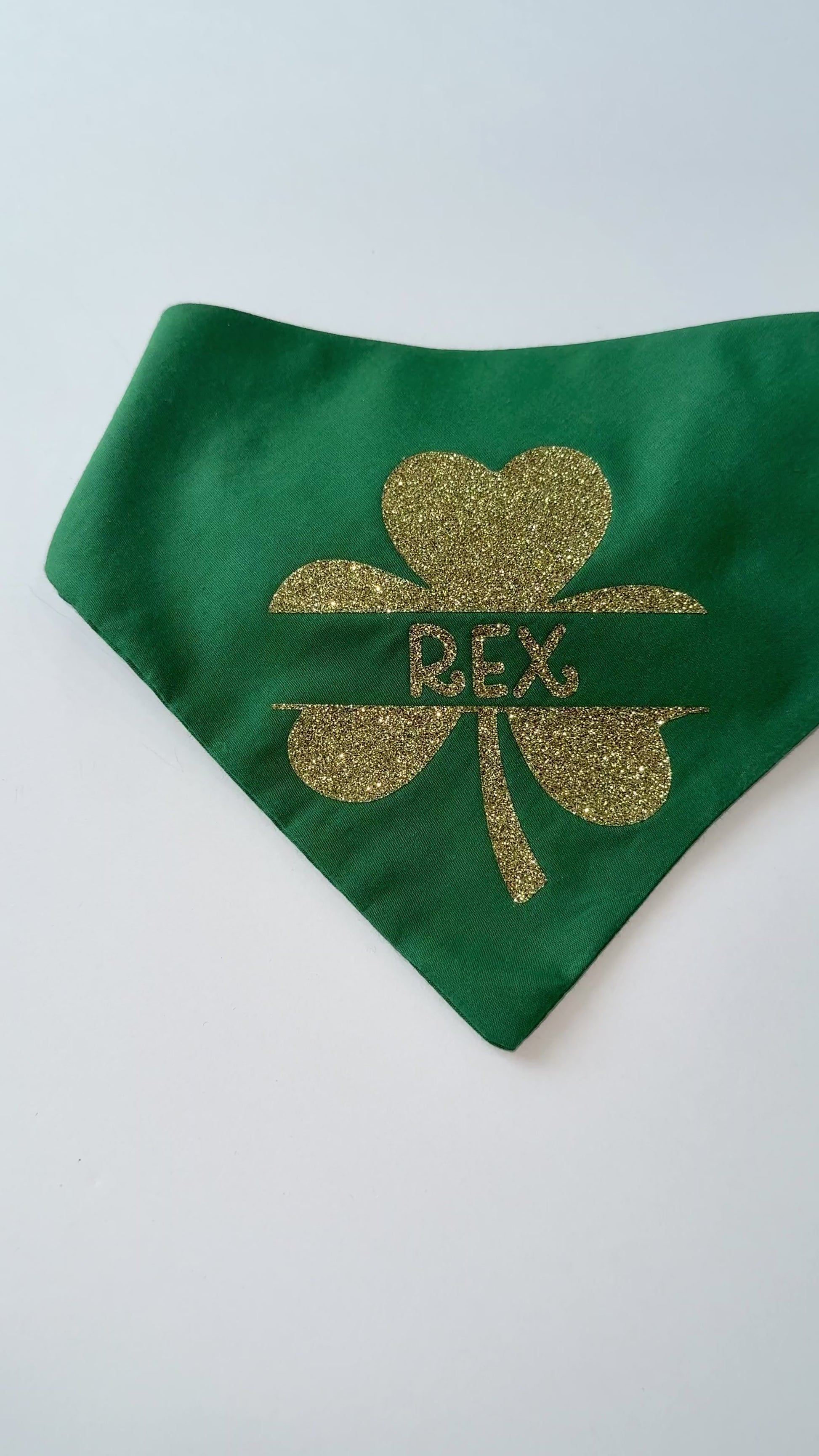 St. Patricks Scrunchie Dog Bandana