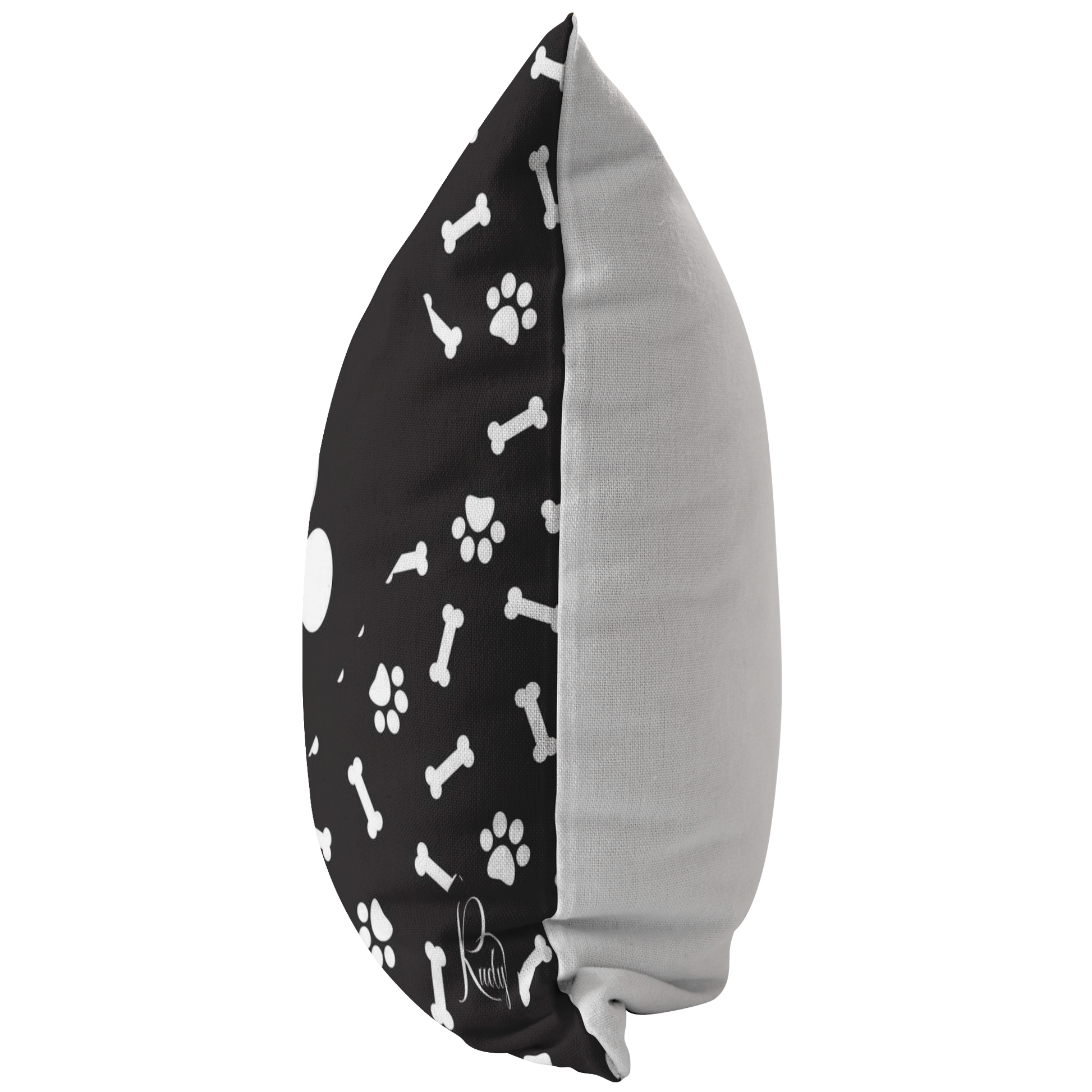 Paw and Bone pillow