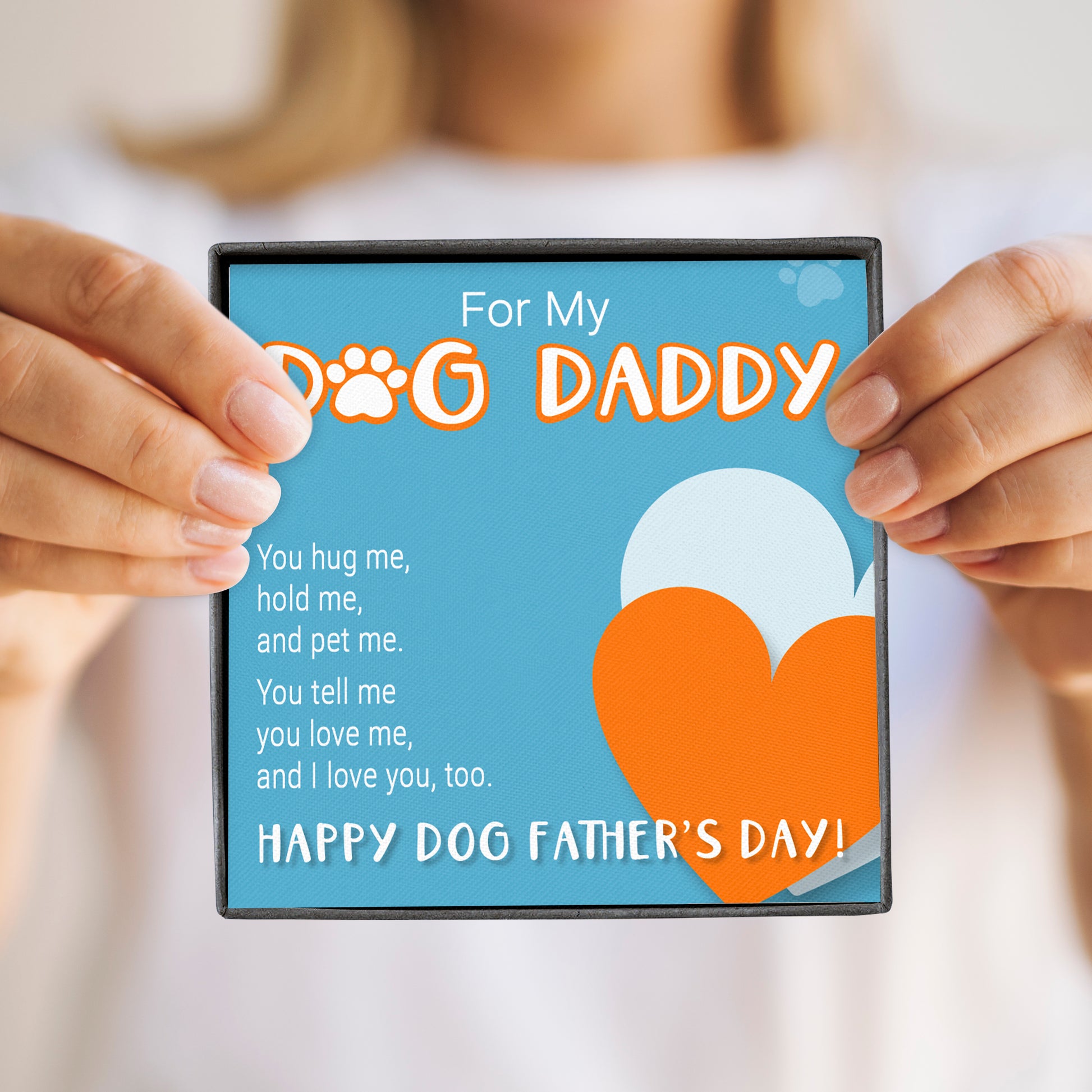 Customized Photo Dog Tag Keychain For my Dog Daddy. Perfect Gift for a dog dad!