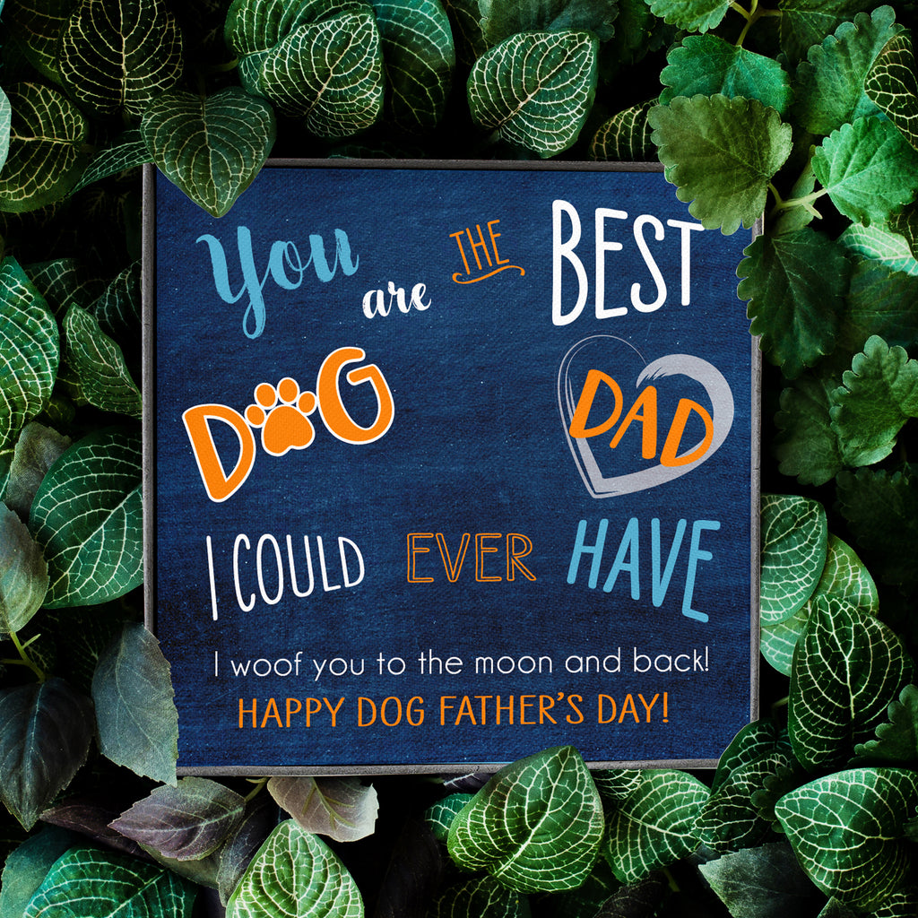 Customized Photo Dog Tag Necklace You Are The Best Dog Dad I Could Ever Have. Perfect gift for Dog Dad!!