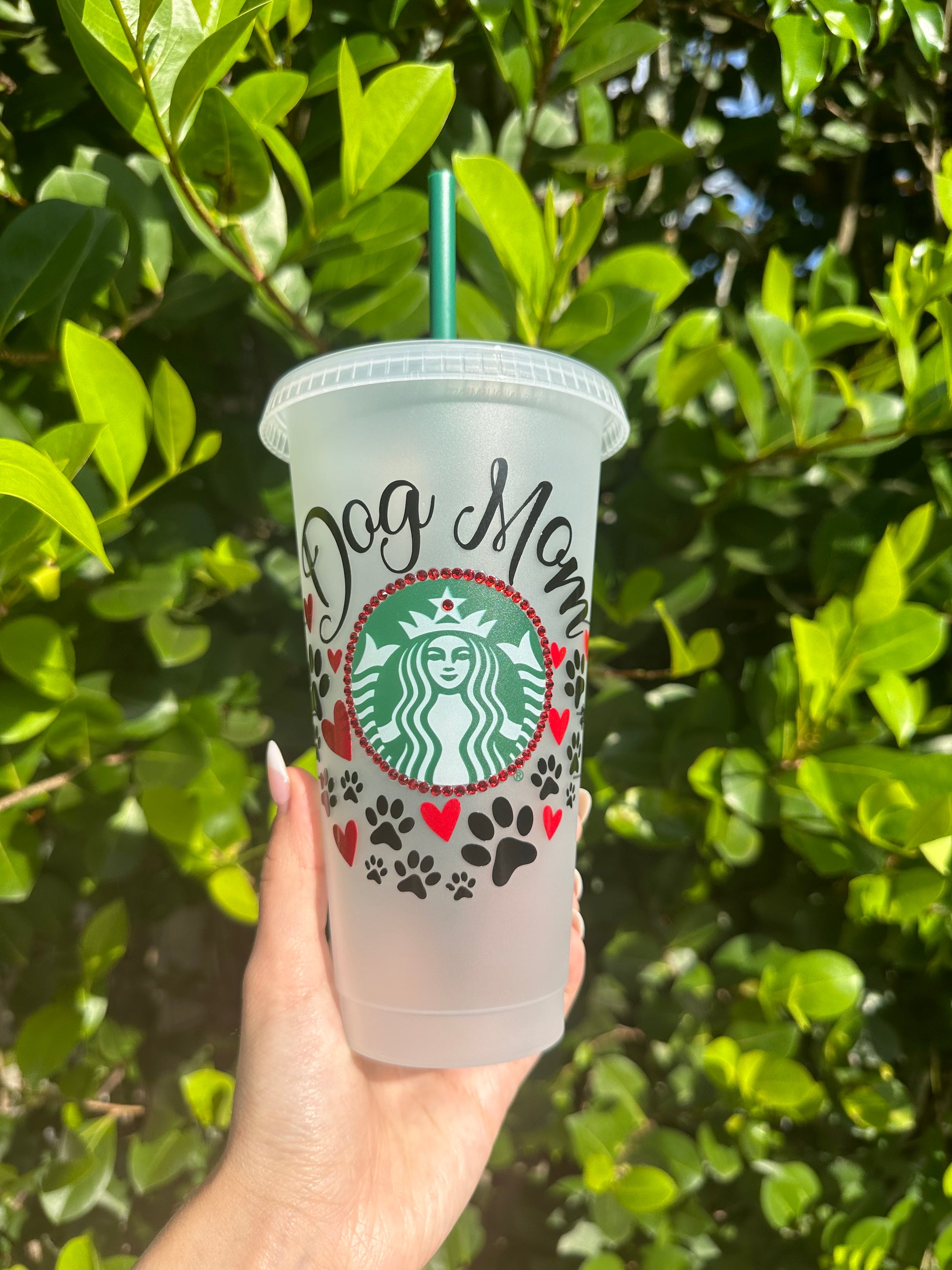 Dog Mom Custom Starbucks Cold cup