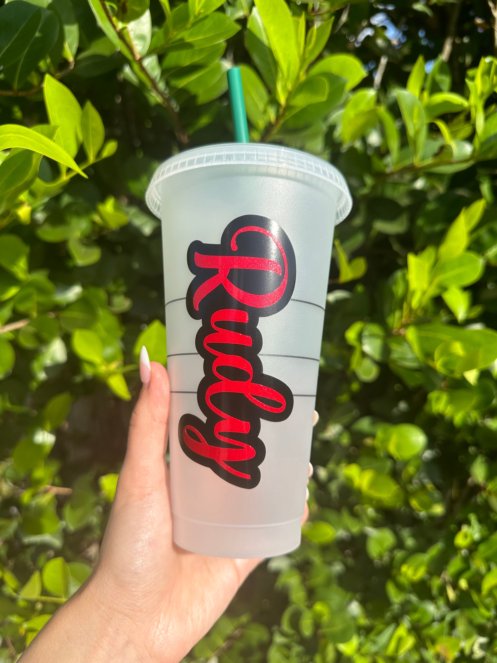 Dog Mom Custom Starbucks Cold cup