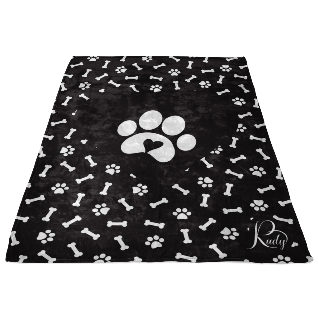 Paw Print Blanket
