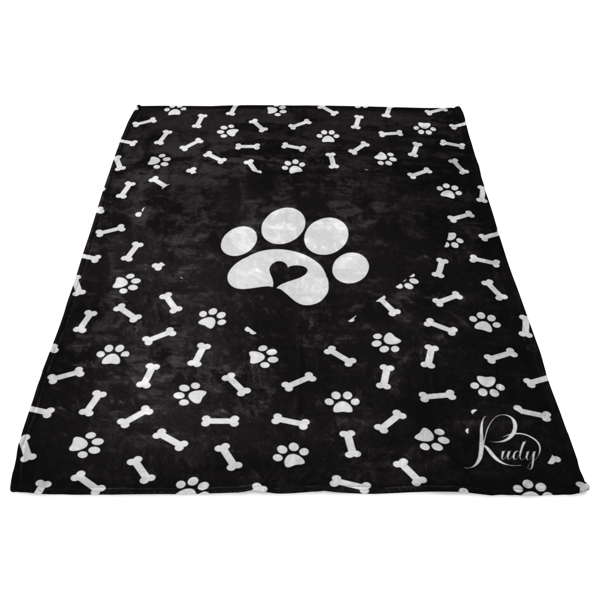 Paw Print Blanket