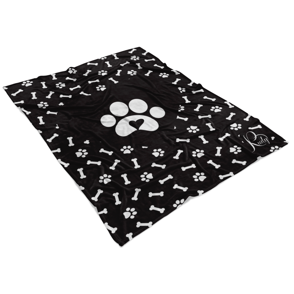 Paw Print Blanket